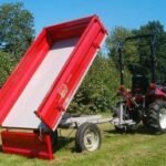 Benne Morgnieux RL 1000 – Basculante pour micro-tracteur