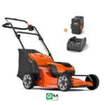 Tondeuse à batterie LC142i Pack – Husqvarna LC 142 i – Set avec Batterie et Chargeur – Système BLi-X