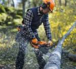 Tronçonneuse thermique 445 S – Husqvarna 445S – 50,2 cm³ – Guide 45 cm – Image 5