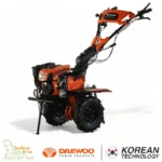 Motoculteur thermique à traction 212cm3, largeur de travail jusqu&rsquo;à 130cm, 2 vitesses AV/1 AR, guidon ajustable – DAEWOO