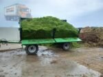 Remorque 6T plateau benne agricole hydraulique