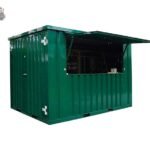 Container Bar 3 x 2 mètres – Vert RAL 6005