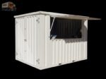 Container Bar Pliable 3 × 2 mètres – Blanc RAL 9016 – Image 2