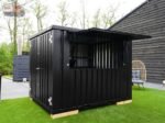 Container Bar Pliable 3 × 2 mètres – Noir RAL 9005