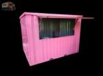 Container bar pliable 4 × 2 mètres – Rose RAL 3014 – Image 2