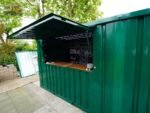 Container bar pliable 4 × 2 mètres – Vert RAL 6005 – Image 3
