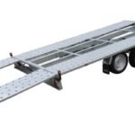 Porte-voiture Lider Basculant Roues Dessous Ptac 2700 Kg Double Essieux FreinÉes