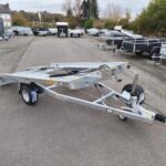 Remorque Porte Mini Voiture Roadster Auto Ptac 1300 Kg 1 Essieu FreinÉe Basculante