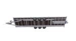 Remorque Plateau Roues Dessous Eduard – 856 X220 Cm – Triple Essieu FreinÉe avec Rampes et Treuil, Nu – Image 2