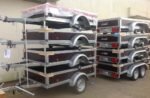 Remorque BagagÈre Lider Eco CÔtÉs Bois – 2 Essieux – Ptac : 500 Kg – 250 X 126 Cm
