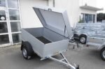 Remorque Aluminium Humbaur – 165 X 110 Cm – Ridelles 500 Mm Capot SÉcurisÉ & Étanche – 1 Essieu – Ptac : 750 Kg – Image 2