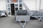 Remorque Aluminium Humbaur – 165 X 110 Cm – Ridelles 500 Mm Capot SÉcurisÉ & Étanche – 1 Essieu – Ptac : 750 Kg