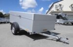 Remorque Aluminium Humbaur – 251 X 133 Cm Ridelle DE 500 Mm et Capot SÉcurisÉ – 1 Essieu Non FreinÉ- Ptac : 750 Kg – Image 2
