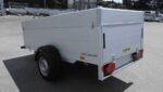 Remorque Aluminium Humbaur – 251 X 133 Cm Ridelle DE 500 Mm et Capot SÉcurisÉ – 1 Essieu Non FreinÉ- Ptac : 750 Kg – Image 6