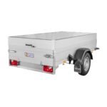 Remorque Saris Aluminium avec Capot SÉcurisÉ – Mc 255 133 1350 1 C – Ptac 1350 Kg – 1 Essieu FreinÉ – Image 4