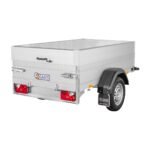 Remorque avec Capot SÉcurisÉ Saris – Patc 1350 Kg – 205 X 133 X H 50 Cm – 1 Essieu FreinÉ – Image 2