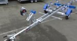Porte Bateau – Chemin DE Rouleau Cerntral Cassante – SW845 – Ptac : 1300KG – 1 Essieu FreinÉ – Image 4