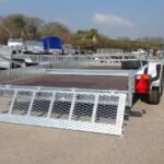 Remorque Plateau Roues ExtÉrieures Lider Robust – Ptac 3500 Kg – 450 X 190 Cm – 2 Essieux FreinÉs