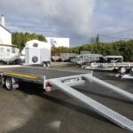 Plateau Eduard 506 X 220 Cm , Rampes & Treuil, Ridelles 10CM -3000KG- Hdp:63cm -195/50R13