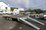 Plateau Eduard 506 X 220 Cm , Rampes & Treuil, Ridelles 10CM -3000KG- Hdp:63cm -195/50R13