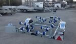 Porte Bateau Immergeable Sun Way – D1857 – Ptac : 750KG – Kit Rouleaux – 1 Essieu – Image 3