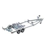 Porte Bateau Immergeable Sun Way – D2423 – Ptac : 2700KG – Kit Multi Rouleaux – 2 Essieux