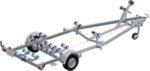 Porte Bateau Immergeable Sun Way – D2411 – Ptac : 1000 Kg – Kit Multi Rouleaux – 1 Essieu FreinÉ
