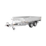 Remorque Benne Saris – 306 X 184 Cm – Ptac : 2700 Kg – 2 Essieux – FreinÉe