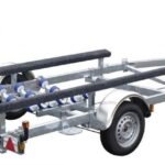 Porte Bateau Immergeable Sun Way – D1613 – Ptac : 1350KG – Kit Patins – 1 Essieu