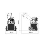 Broyeur de Branche  MASDK300BS Essence 18 Brouettes/h D40mm – Image 5
