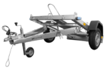Remorque moto 1 rail UNITRAILER – Timon rabattable – Image 7
