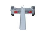 Remorque moto 1 rail UNITRAILER – Timon rabattable