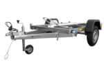 Remorque moto 1 rail UNITRAILER – Timon rabattable – Image 2