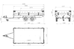 Remorque 2 essieux UNITRAILER SOLID 300/2 750 kg – Image 8