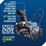 Souffleuse à neige sans fil Mastercraft 2 x 20 V avec batterie PWR POD 5,0 Ah – Image 3