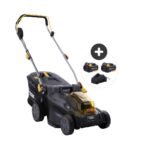 Tondeuse Mulching 2 Batteries 20V Lame 37cm Bac 40l Texas LMX2037